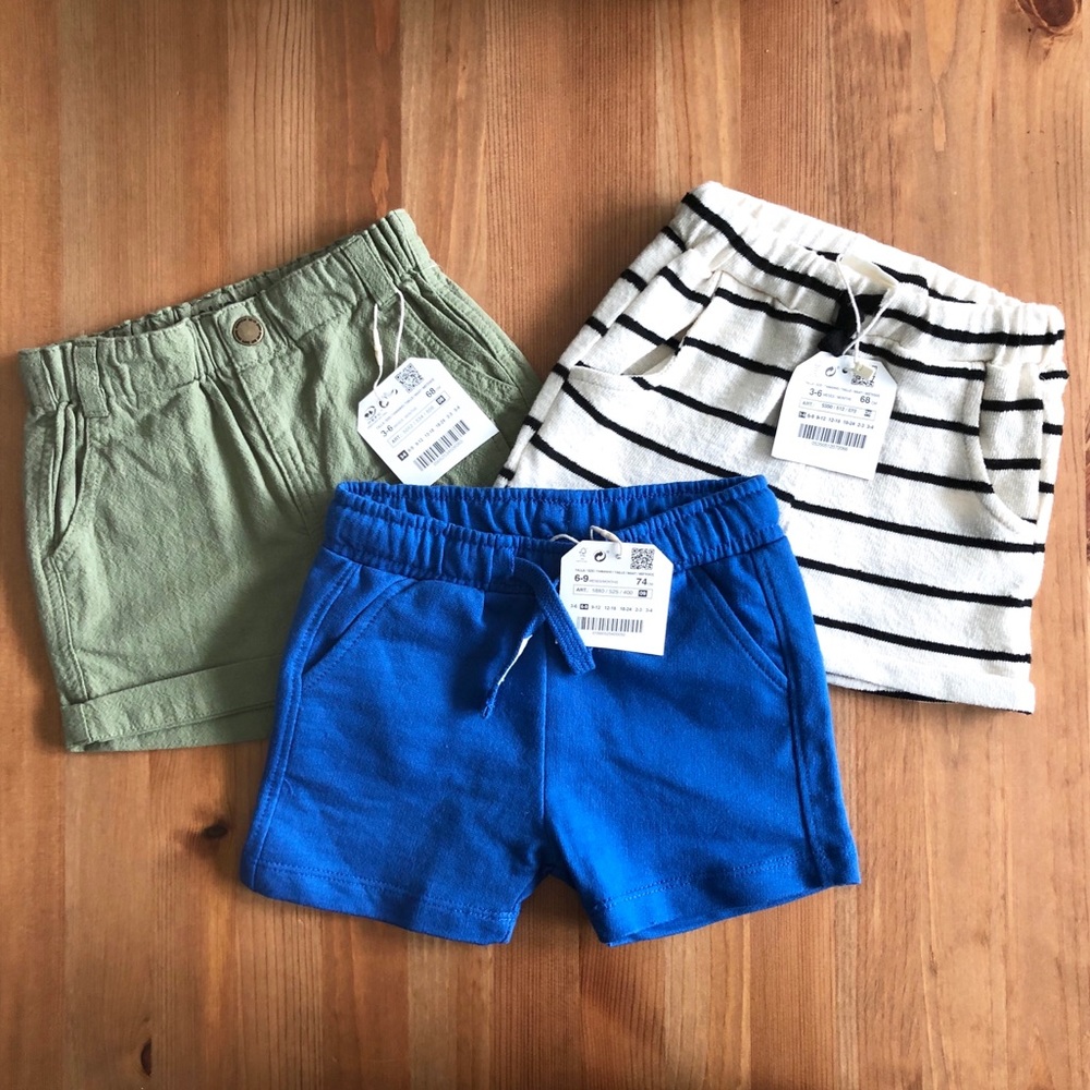 Lot of Zara Baby Shorts